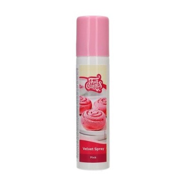 FunCakes Velvet Spray Pink – 100 ml | Velvety Cake Decoration