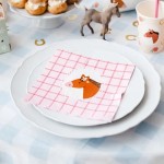 PartyDeco Horse Napkins, 12 pcs