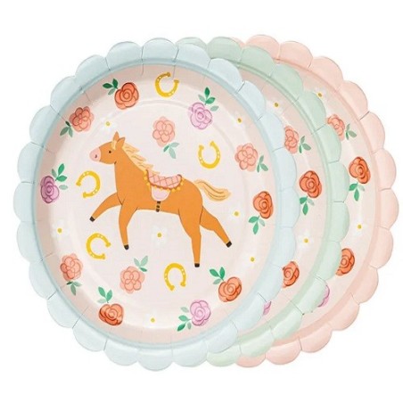 Horse Party Plates - Horses Party Collection