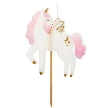 Party Candle Unicorn - PartyDeco