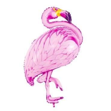 PartyDeco Flamingo Folienballon – 68 x 85 cm | Tropische Partydeko