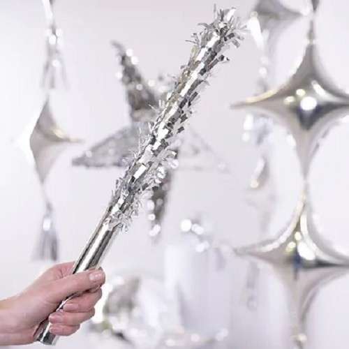 PartyDeco Piñata Stick Silver, 40cm