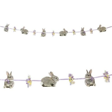 Talking Tables Truly Bunny Garland – 3 Meters | Easter & Spring Décor