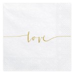 PartyDeco Napkins Love, 20 pcs