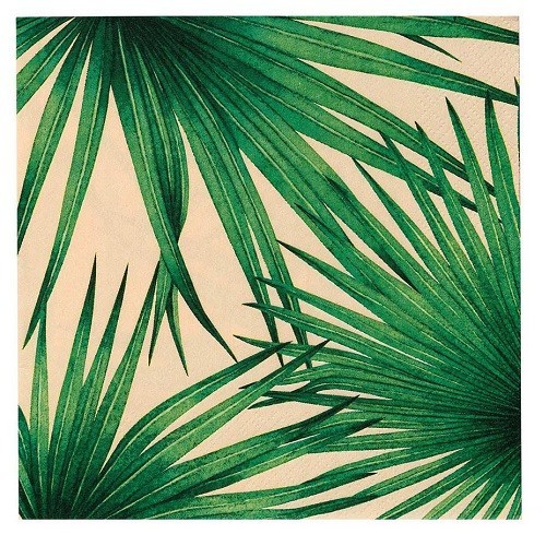 Talking Tables Tropical Palm Tree Servietten, 20 Stück