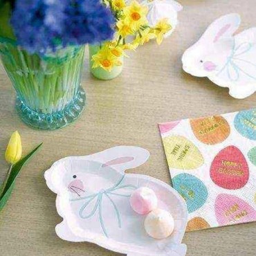 Talking Tables Easter Egg Napkins – 16 pcs | Colorful Easter Décor