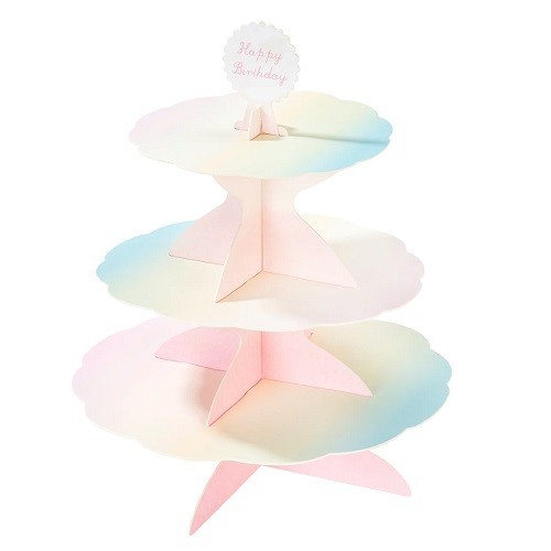 Talking Tables Pastell Cupcake Etagere 3-Stufig