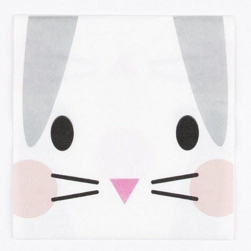 My Little Day Bunny Cocktail Napkins, 20 pcs