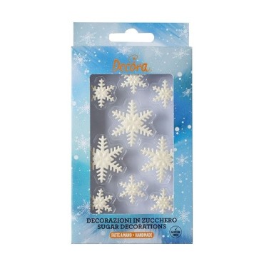 Decora Sugar Snowflakes – 9 Gluten-Free Winter Decorations