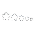 Lily Cookie Cutter Set, 5 pcs