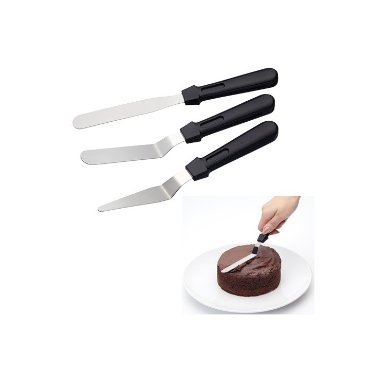 KitchenCraft Palettenmesser Set - 3-teilig | Perfekte Präzision beim Backen