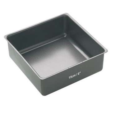 15cm Loose Base Deep Square Bake Pan