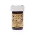 Sugarflair Spectral Paste Colour - Velvet Red, 25g