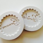 Alphabet Moulds Bride Cupcake Aufleger Silicone Mould