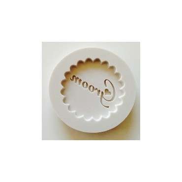 Alphabet Moulds Groom Cupcake Aufleger Silicone Mould