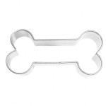 Birkmann Dog Bone Shaped Metal Cookie Cutter, 6.5cm