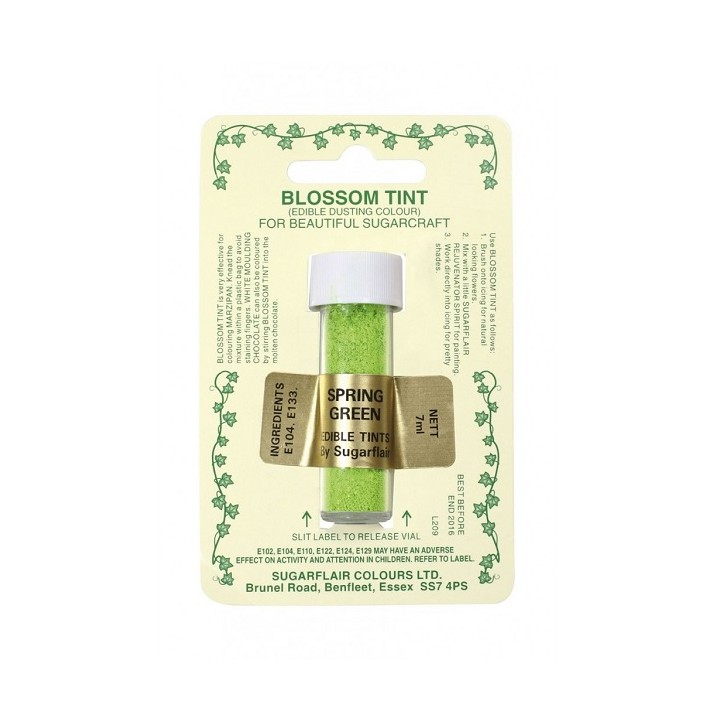 Blossom Tint Spring Green - edible food colouring sugarflair