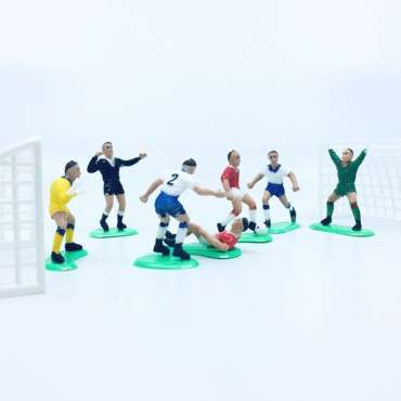 Cake Toppers Soccer Goals and Teams with Referee