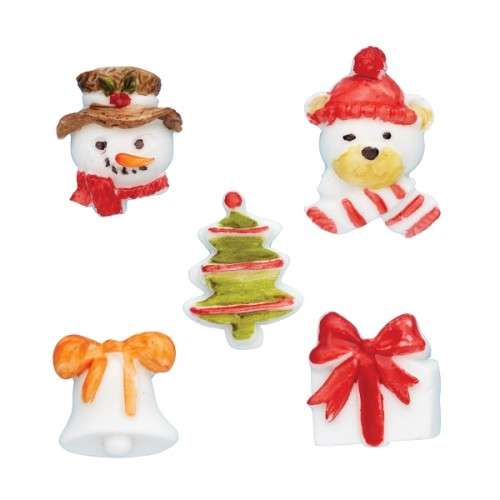 Sweetly Does It Christmas Mold Set, 5pcs