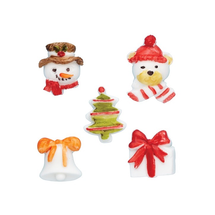 Sweetly Does It Christmas Mold Set, 5pcs