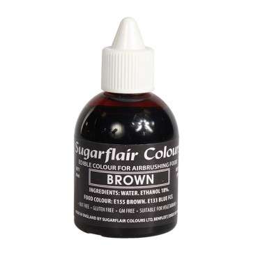 Sugarflair Airbrush Paint Brown