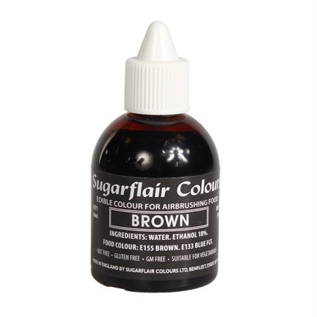 Sugarflair Airbrush Paint Brown