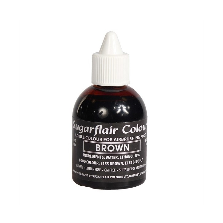 Sugarflair Airbrush Paint Brown