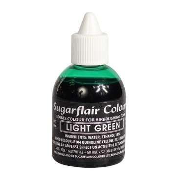 Sugarflair Airbrush Paint Light Green, 60ml