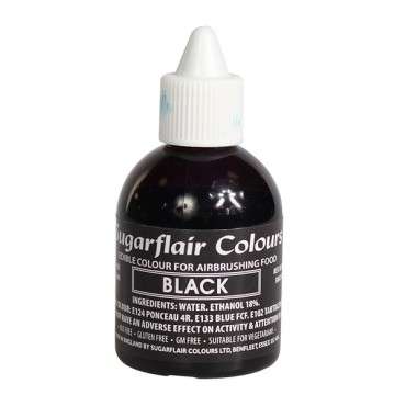 Sugarflair Airbrush Paint Black