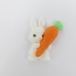 Alphabet Moulds Rabbit with Carrot Silicone Mould