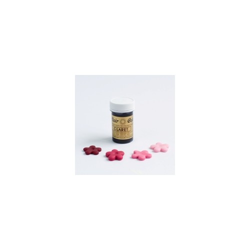 Sugarflair Spectral Paste Colour - Claret Pink, 25g