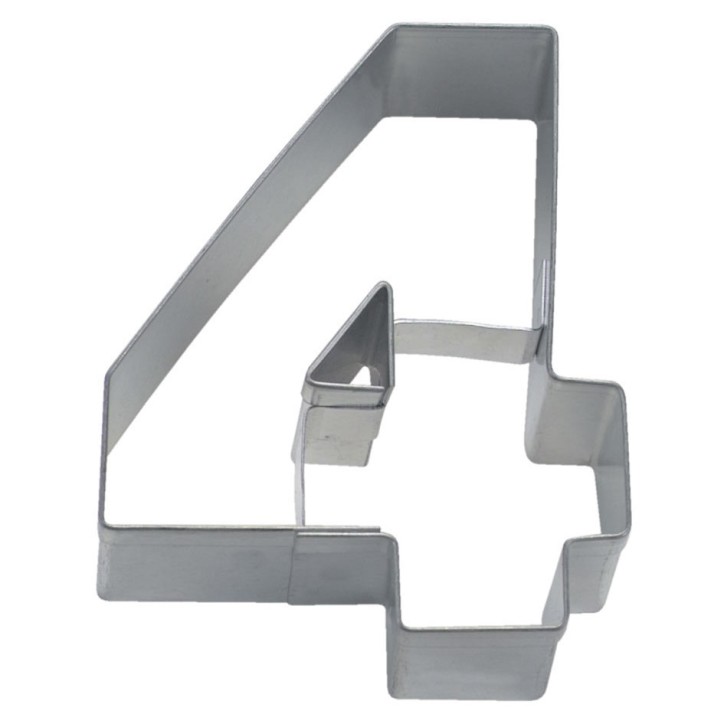 Number 4 Cookie Cutter – Perfect Number Cookies for Every Celebration!