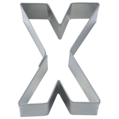 Städter "X" Letter Cookie Cutter, 6.5 cm – Create Perfect X-Shaped Cookies