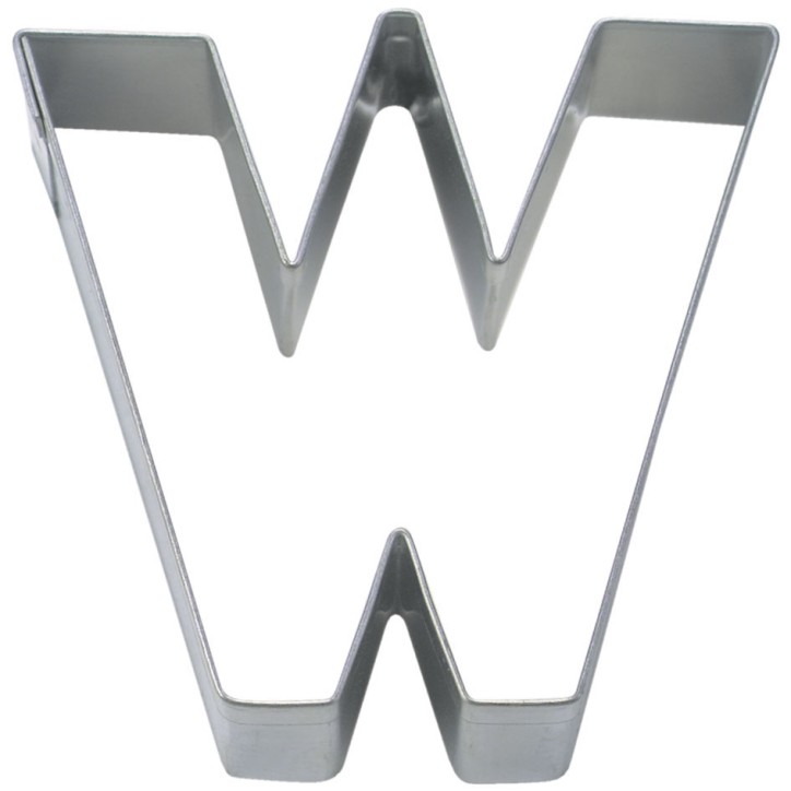 Städter "W" Letter Cookie Cutter – Create Perfect W-Shaped Cookies