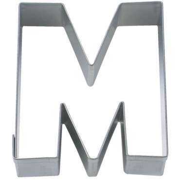 Städter M Letter Cookie Cutter – Perfect M-Shaped Cookies