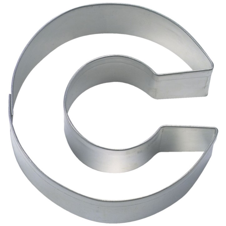 Städter "C" Letter Cookie Cutter, 6.5 cm – Create Creative C-Shaped Cookies