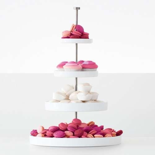 ASA Selection White Four Tier Cake Stand