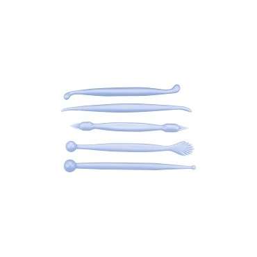 Städter Blue Modelling Tool Set, 5pcs