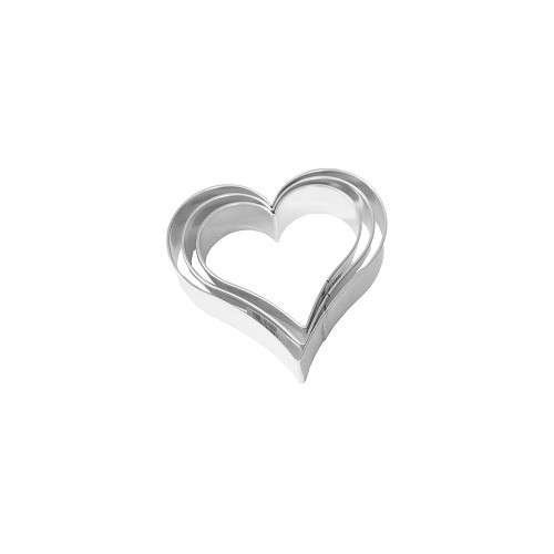 Birkmann Hearts Cookie Cutter Set Large, 3 pcs