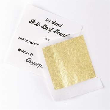 Essbares Gold - Blattgold - Gold Leaf Transfer - 24 Karat Essbares Gold