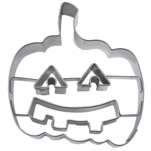 Städter Pumpkin Face Cookie Cutter, 6cm