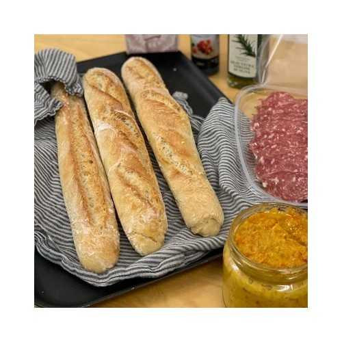 No-Knead Baguettes