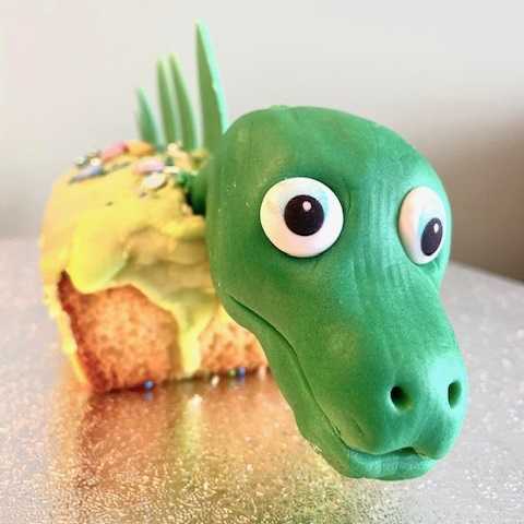 Lemonciraptor - Dinosaurier Zitronencake